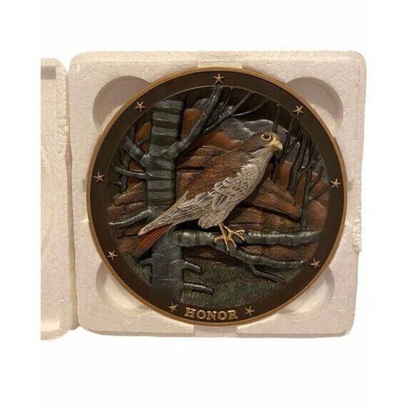 Bradford Exchange 1995 Spirit of Honor #8 Sovereigns of the Sky Collector Plat - Picture 1 of 7